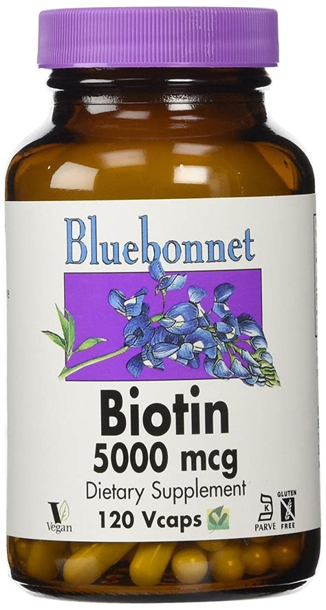 bluebonnet nutrition biotin  mcg vegetarian capsules  ct walmartcom walmartcom