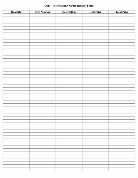 office supply order form template elegant    fice depot forms