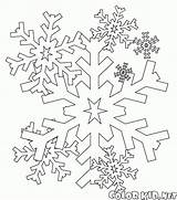 Neve Nieve Fiocchi Copos Neige Runaround Flocos Flocons Flocon Schneeflocken Snowflakes Fiocco Copo Schneeflocke Floco Circonda Colorkid Snowflake Semplice Einfache sketch template