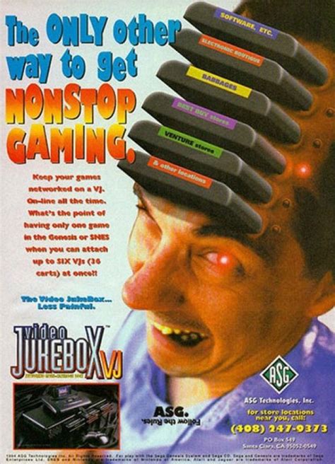 Let’s Look And Laugh At Some Wacky Vintage Video Game Ads