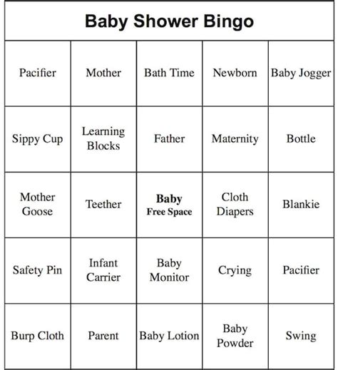 baby bingo printable ubicaciondepersonascdmxgobmx