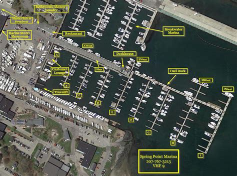 marina layout spring point marina