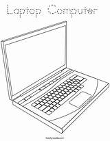 Coloring Laptop Computer Favorites Login Add sketch template