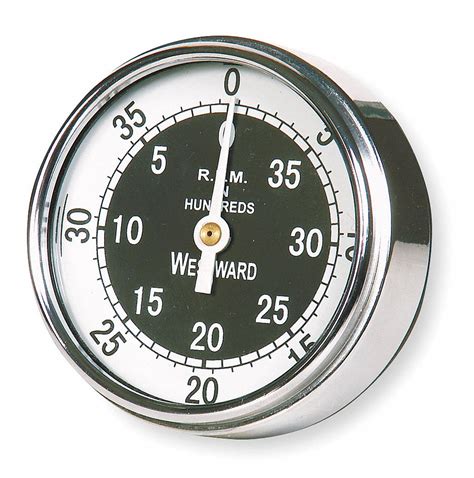 westward analog dial tachometer    rpm byby grainger