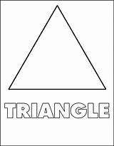 Coloring Shapes Shape Pages Triagle Printable Kids Triangle Toddlers Color Sheets Worksheet Preschool Worksheets Print Bestcoloringpagesforkids Children Activities Netart Visit sketch template