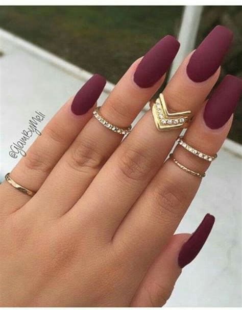 maroon nails gorgeous nails cute nails