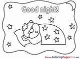 Night Good Coloring Sheets Pages Pillow Sheet Drawing Yahoo Search Activities sketch template