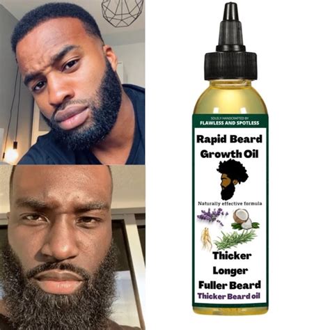instant beard growth oil men beard oil thicker  longer beard men