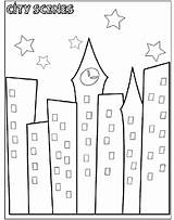 Scene City Curvy Coloring Pages Crayola Print Choose Board sketch template