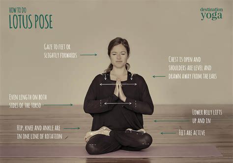 how to do lotus pose yoga instructions destination yoga