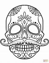 Calavera Calaveras Saberimagenes Muertos Catrinas Mandalas sketch template