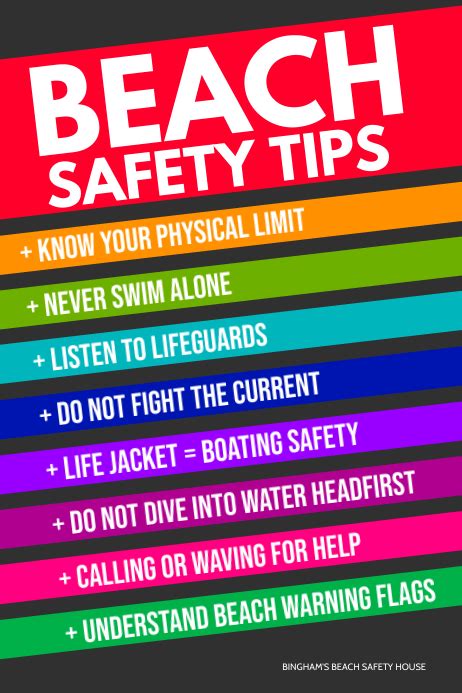 copy  safety tips poster postermywall