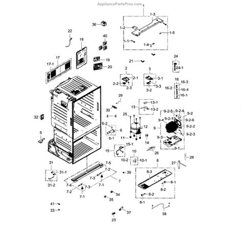 parts  samsung rfbeaesraa  cabinet parts appliancepartsproscom