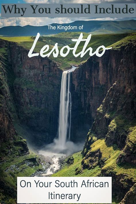 visit lesotho and you will know why this tiny country is called