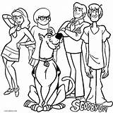 Scooby Doo Coloring Pages Gang Printable Kids Cool2bkids sketch template