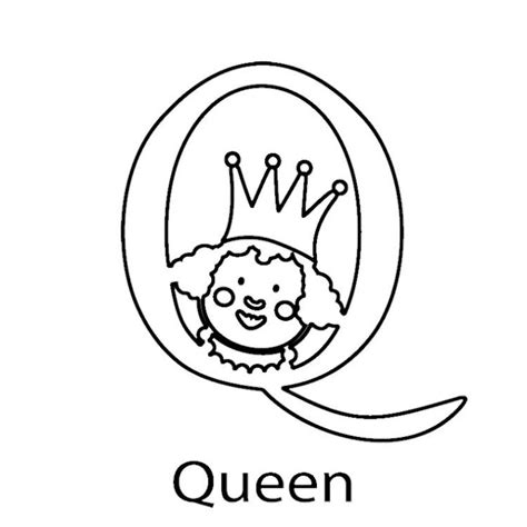 queen coloring pages alphabet coloring pages color worksheets