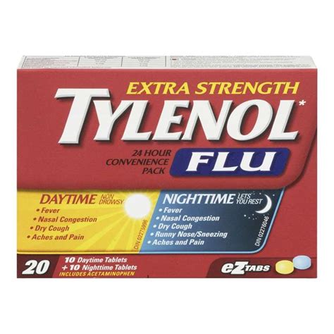 Tylenol® Cold And Flu Severe Day Night Caplets Tylenol® Ph