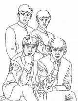 Beatles Coloring Pages Printable Cartoon Getcolorings Getdrawings Color Sampson Robin sketch template