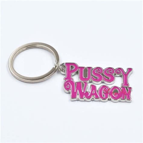 order pussy wagon metal key chain the pussy wagon is