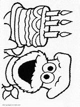 Coloring Sesame Street Pages Printable Cookie Monster Elmo Abby Kingston Livingston Iii Print Oscar sketch template