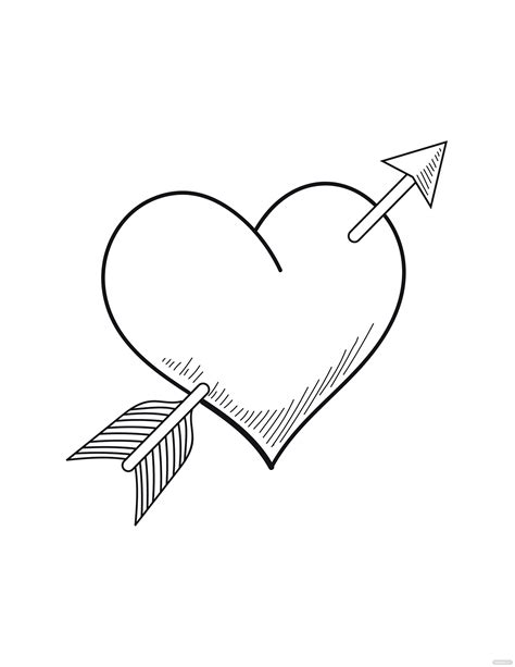 heart coloring pages templates   templatenet