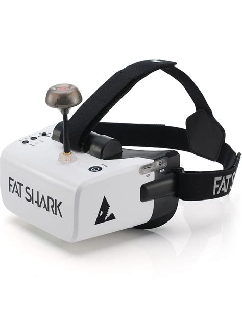 fat shark scout box style fpv goggle  diversity rx dvr flying tech