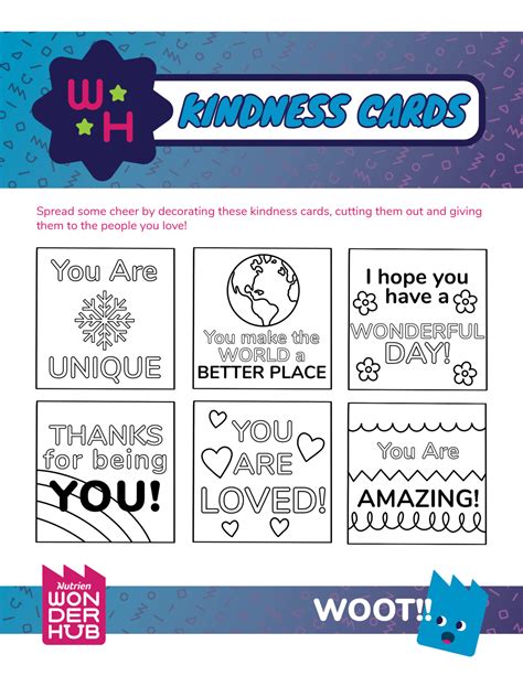 kindness cards wonderhub