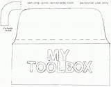 Coloring Tool Box Printable Template Belt Line Clipart Library Comments Coloringhome sketch template