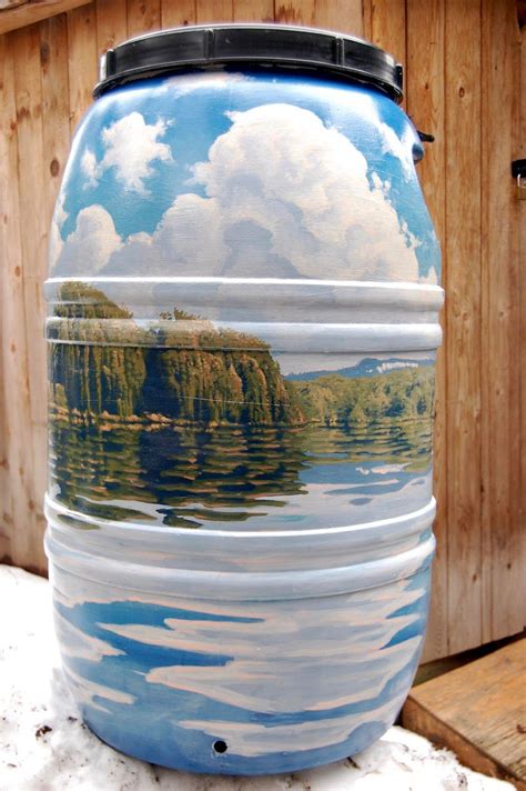 beautiful rain water barrel rain barrel rain barrels painted