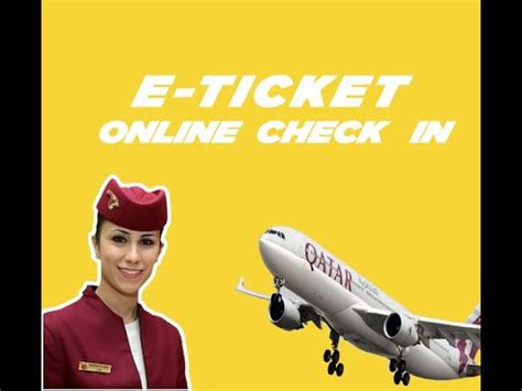 check qatar airlines ticket   youtube