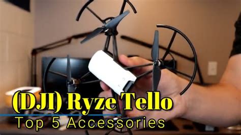 dji ryze tello top  accessories     tello youtube