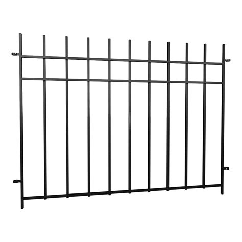 Peak Products Dig Free Fencing Niagara 4 Ft W X 3 Ft H Steel Fence