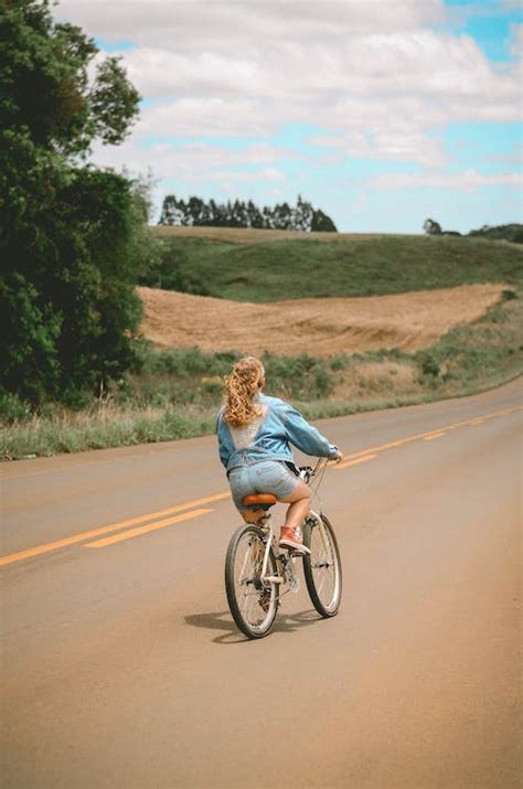 person riding bike  stock photo