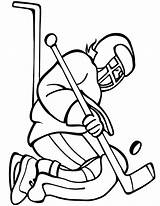 Hockey Coloring Pages Goalie Sox Red Template Drawing Printable Goalkeeper Ice Kids Cliparts Mask Colouring Clipart Dessin Nhl Color Sur sketch template