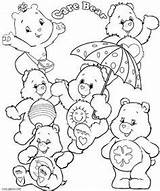 Coloring Bear Care Pages Bears Print Printable Kids Build Lucky Preschool Usher Clipart Sleeping Teddy Sunshine Drawing Color Cartoon Sheets sketch template