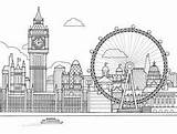 Colorier Kleurplaten Coloringpagesfortoddlers Adulte Difficile Anglais Landmarks Carnets Dessins Paysage Numéroté Leçons Enfants sketch template