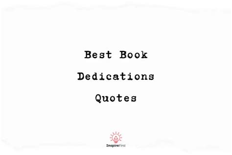 book dedication quotes