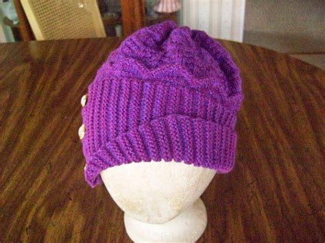 stephanies yarn machine knitting  garter carriage robin hood hat pattern