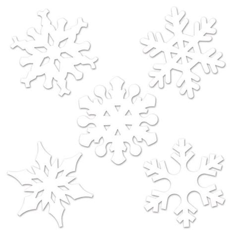 snowflake mini cutouts snowflake cutouts christmas cutouts