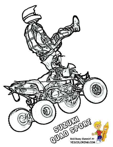 printable quad coloring pages coloring pages  printable