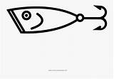 Lure Fishing Coloring Clipart Clipartkey sketch template