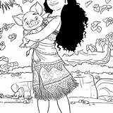 Moana Coloring Pages Color Top Getcolorings Printable Colorin Getdrawings sketch template