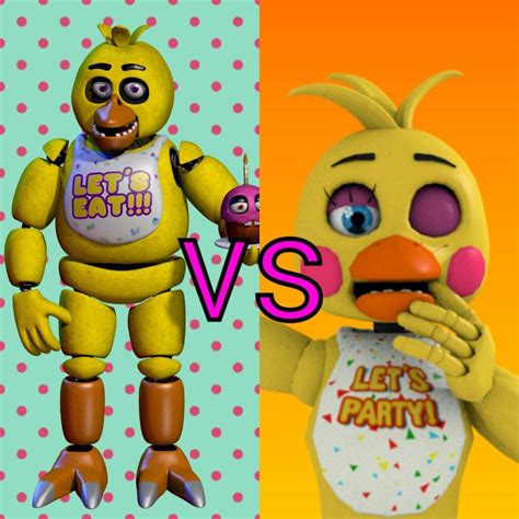 Chica Vs Toy Chica Five Nights At Freddy S Amino