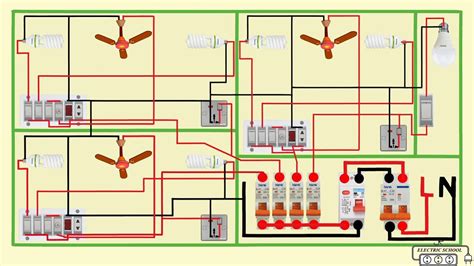 complete electrical house wiring diagram youtube