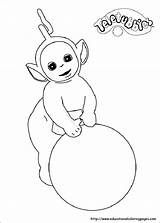 Teletubbies Coloring Pages Po Print Printable Drawing Sheets Color Getcolorings Getdrawings Kids sketch template