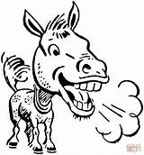 Burro Donkey sketch template