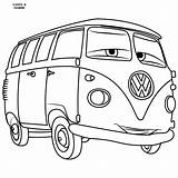 Bus Vw Coloring Cars Volkswagen Pages Hippie Van Fillmore Cartoon Colouring Color Rust Eze Printable Getdrawings Rusty Disney Getcolorings Car sketch template