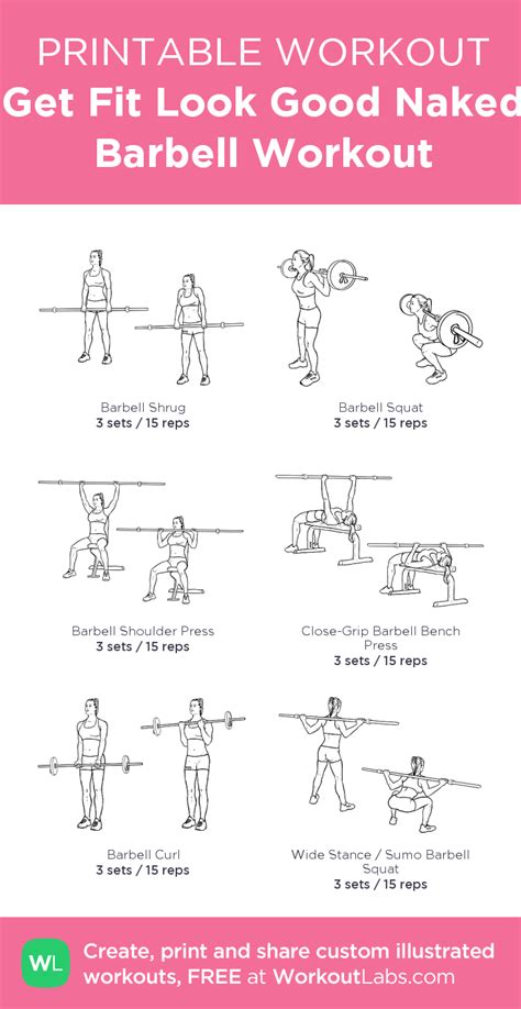 Get Fit Look Good Naked Barbell Workout My Custom