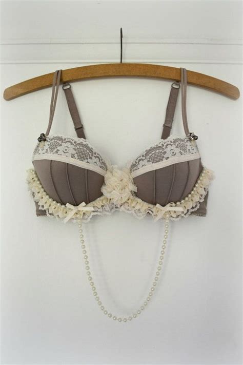 Dusky Mauve And Cream Bra Set Burlesque Fusion Belly Dance Promo