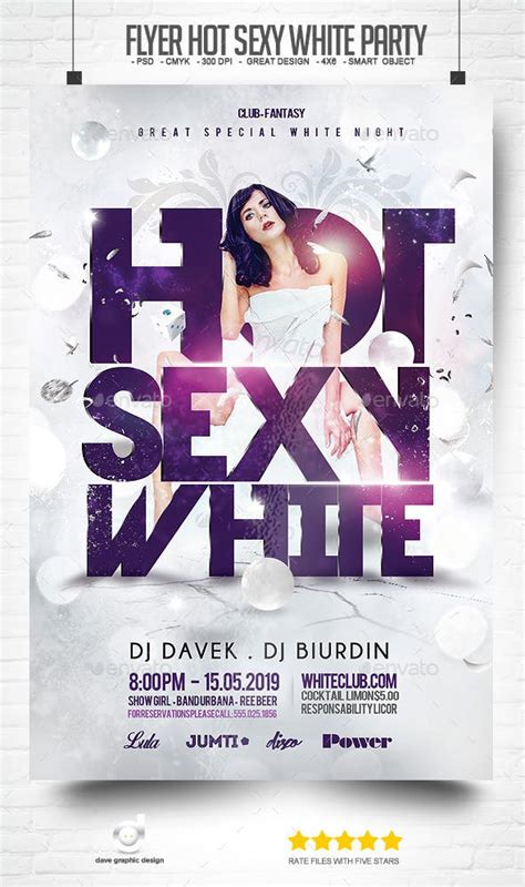 Flyer Hot Sexy White Party By David82flash Graphicriver